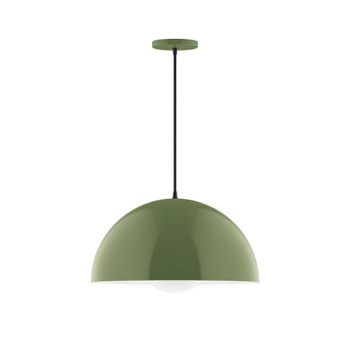 Arcade One Light Pendant in Fern Green (518|PEB433G1522)