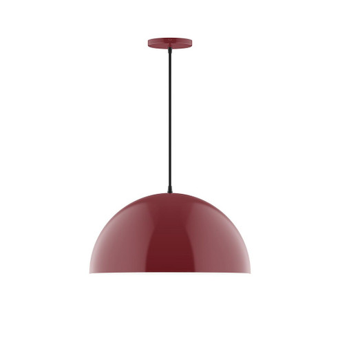 Axis One Light Pendant in Barn Red (518|PEB43355C02)