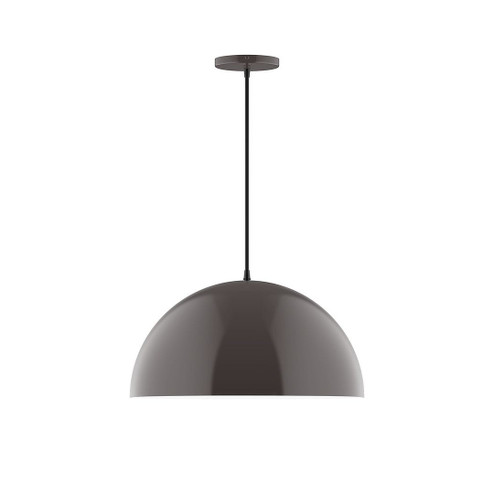 Arcade One Light Pendant in Architectural Bronze (518|PEB43351C24)