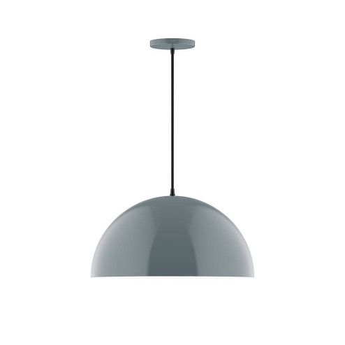 Arcade One Light Pendant in Slate Gray (518|PEB43340C02)