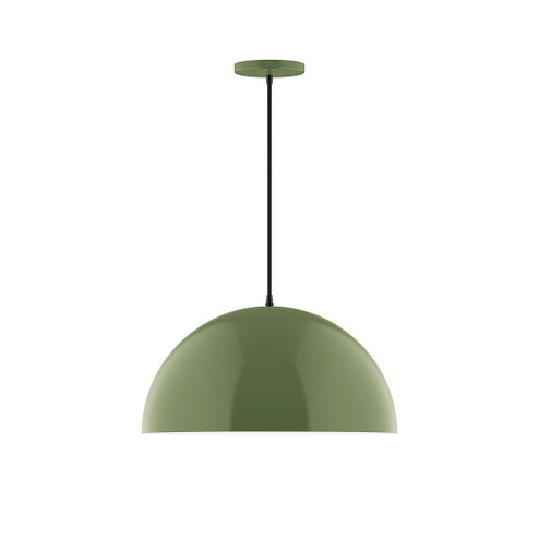 Arcade One Light Pendant in Fern Green (518|PEB43322)