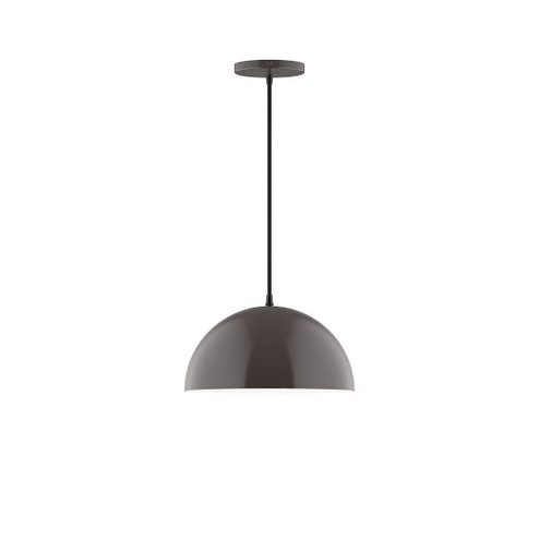 Arcade One Light Pendant in Architectural Bronze (518|PEB432G1551C22)