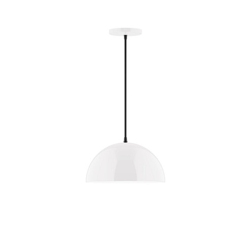 Arcade One Light Pendant in White (518|PEB43244C02)