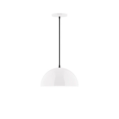 Arcade One Light Pendant in White (518|PEB43244)