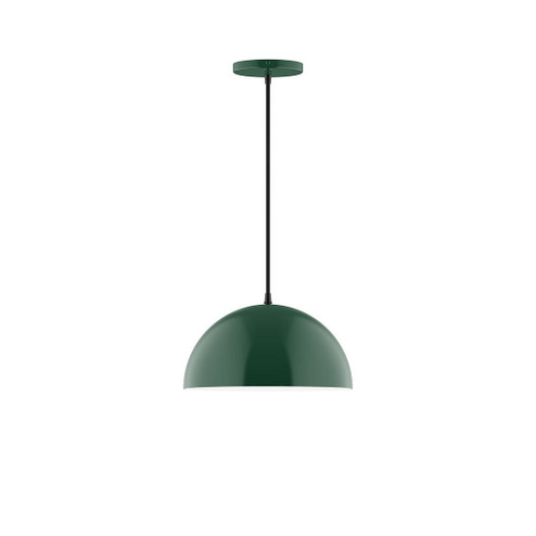 Arcade One Light Pendant in Forest Green (518|PEB43242C20)
