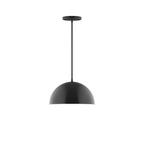 Arcade One Light Pendant in Black (518|PEB43241C02)