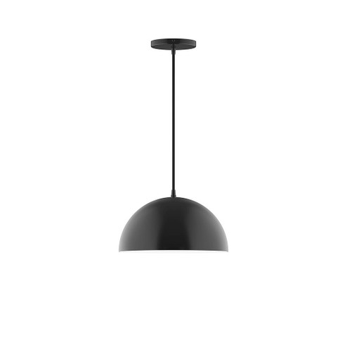 Axis One Light Pendant in Black (518|PEB43241)