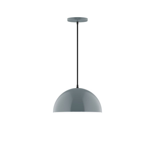 Arcade One Light Pendant in Slate Gray (518|PEB43240)