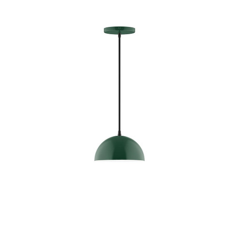 Arcade One Light Pendant in Forest Green (518|PEB43142)