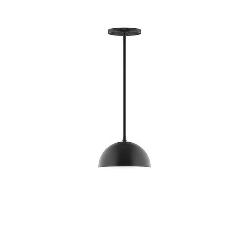 Arcade One Light Pendant in Black (518|PEB43141C25)