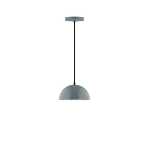 Arcade One Light Pendant in Slate Gray (518|PEB43140)