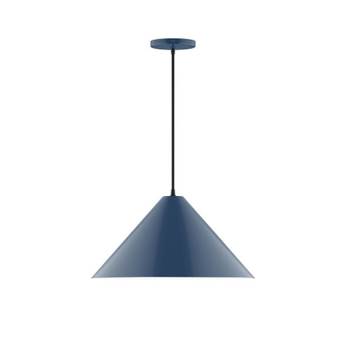Pinnacle One Light Pendant in Navy (518|PEB423G1550C26)