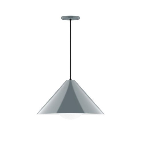 Pinnacle One Light Pendant in Slate Gray (518|PEB423G1540)