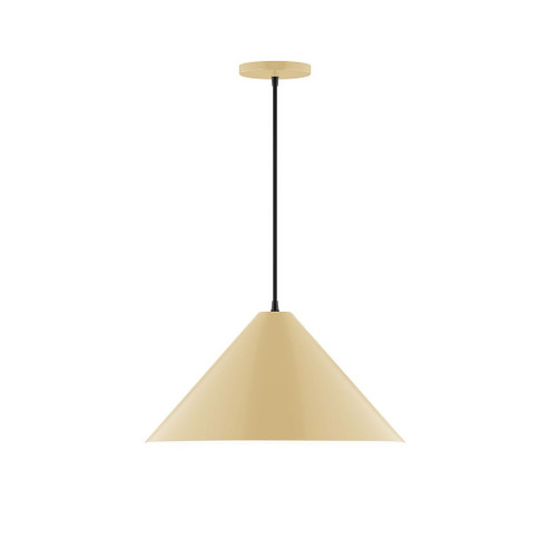 Pinnacle One Light Pendant in Ivory (518|PEB423G1517C16)