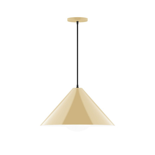 Pinnacle One Light Pendant in Ivory (518|PEB423G1517)