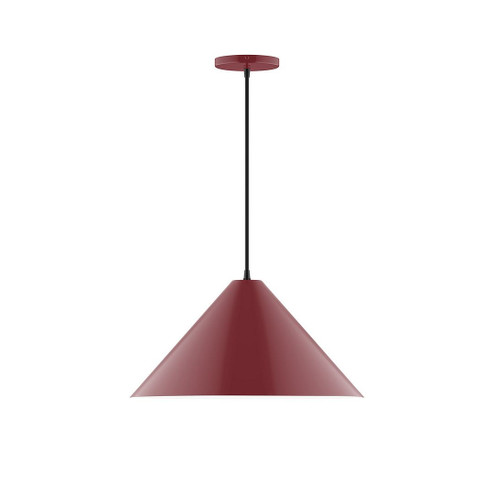 Axis One Light Pendant in Barn Red (518|PEB42355C25)