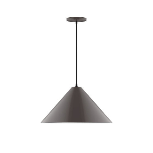 Pinnacle One Light Pendant in Architectural Bronze (518|PEB42351C22)