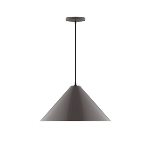 Pinnacle One Light Pendant in Architectural Bronze (518|PEB42351)