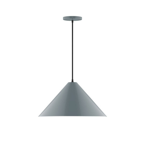 Pinnacle One Light Pendant in Slate Gray (518|PEB42340C04)