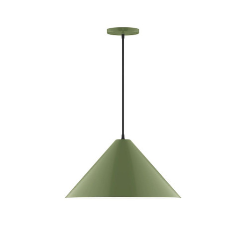 Pinnacle One Light Pendant in Fern Green (518|PEB42322C20)