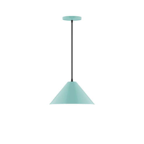 Pinnacle One Light Pendant in Sea Green (518|PEB422G1548C20)