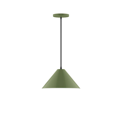Pinnacle One Light Pendant in Fern Green (518|PEB422G1522C22)