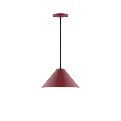 Pinnacle One Light Pendant in Barn Red (518|PEB42255)