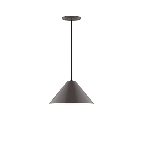 Pinnacle One Light Pendant in Architectural Bronze (518|PEB42251)