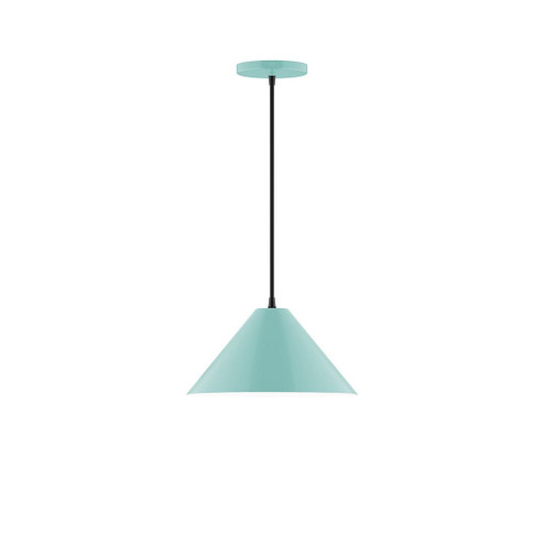 Pinnacle One Light Pendant in Sea Green (518|PEB42248)