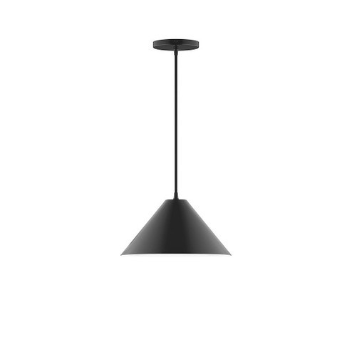 Pinnacle One Light Pendant in Black (518|PEB42241C16)