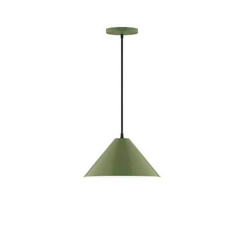 Pinnacle One Light Pendant in Fern Green (518|PEB42222)