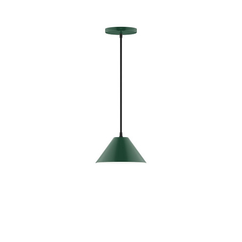 Pinnacle One Light Pendant in Forest Green (518|PEB42142)