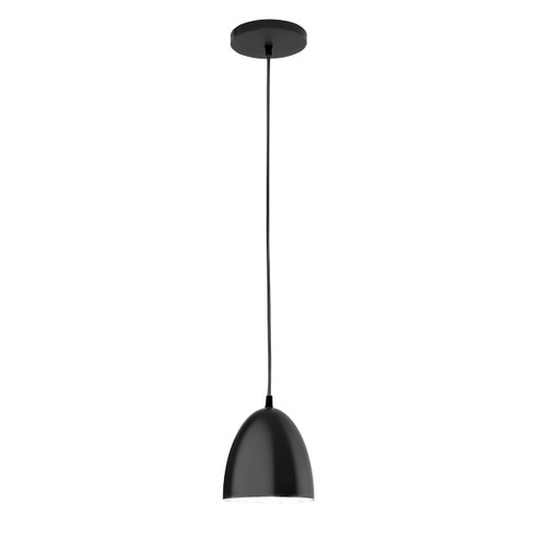 Jill One Light Pendant in Black (518|PEB41741C12)
