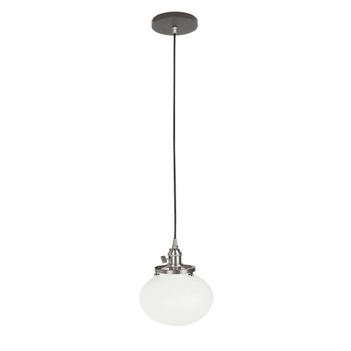 Uno One Light Pendant in Architectural Bronze with Brushed Nickel (518|PEB4115196C12)