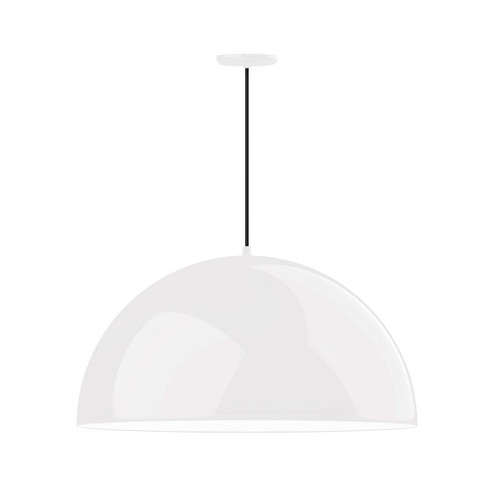 XL Choices One Light Pendant in White w/White Interior (518|PEB2304444C22)