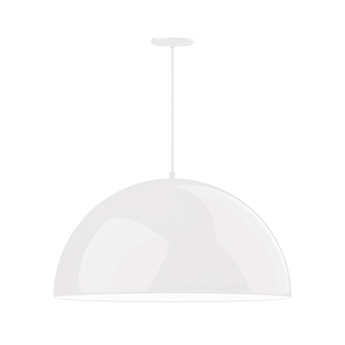 XL Choices One Light Pendant in White w/White Interior (518|PEB2304444C21)