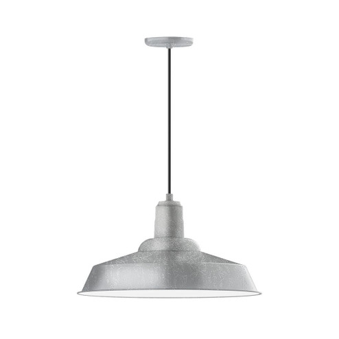 Warehouse One Light Pendant in Painted Galvanized (518|PEB18649C20G05)