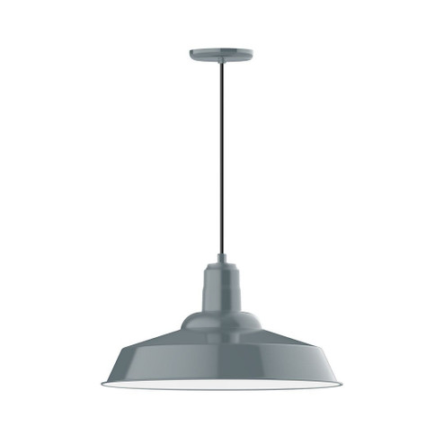 Warehouse One Light Pendant in Slate Gray (518|PEB18640C20)