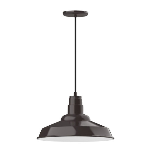 Warehouse One Light Pendant in Architectural Bronze (518|PEB18451C24)