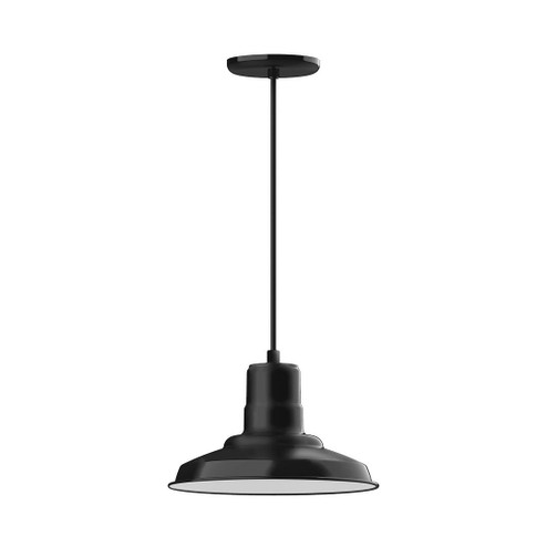 Warehouse One Light Pendant in Black (518|PEB18241C23)