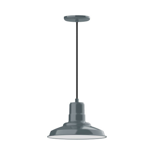 Warehouse One Light Pendant in Slate Gray (518|PEB18240C04W12)
