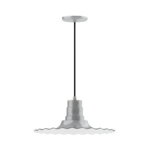 Radial One Light Pendant in Painted Galvanized (518|PEB15949C12G05)