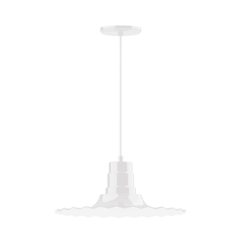 Radial One Light Pendant in White (518|PEB15944C21)