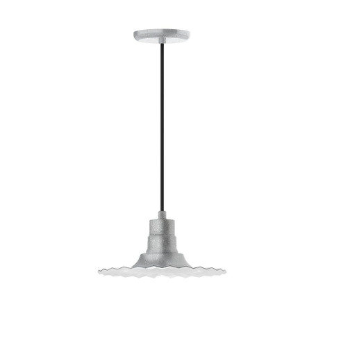 Radial One Light Pendant in Painted Galvanized (518|PEB15849C23)