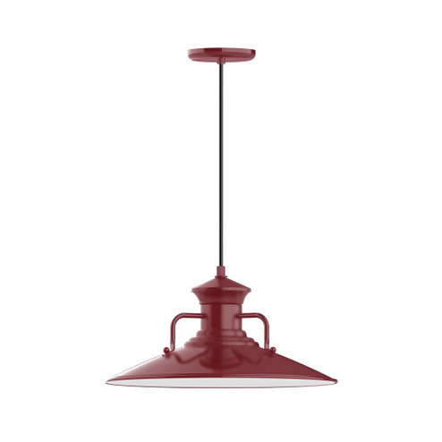 Homestead One Light Pendant in Barn Red (518|PEB14355C21G05)
