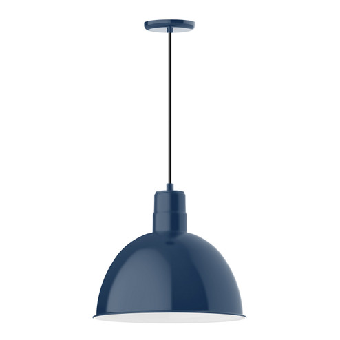 Deep Bowl One Light Pendant in Navy (518|PEB11750)