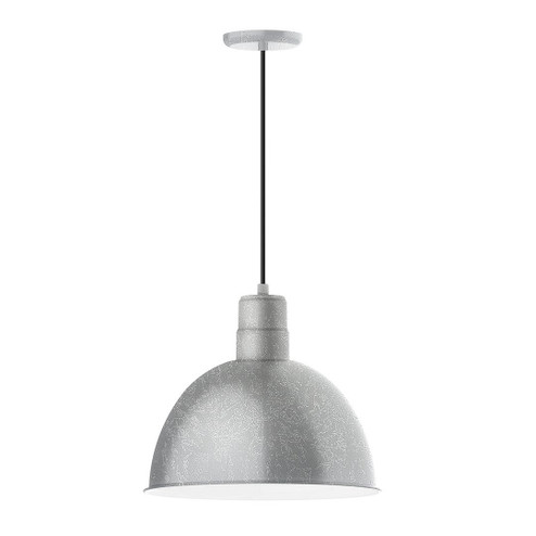 Deep Bowl One Light Pendant in Painted Galvanized (518|PEB11749G05)