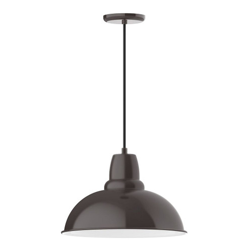 Cafe One Light Pendant in Architectural Bronze (518|PEB10851C12W16)
