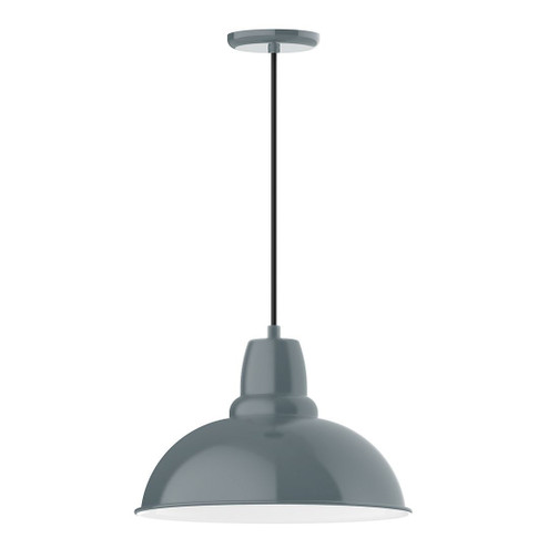 Cafe One Light Pendant in Slate Gray (518|PEB10840C24W16)
