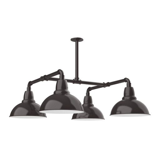 Cafe Four Light Pendant in Architectural Bronze (518|MSP10651T48)